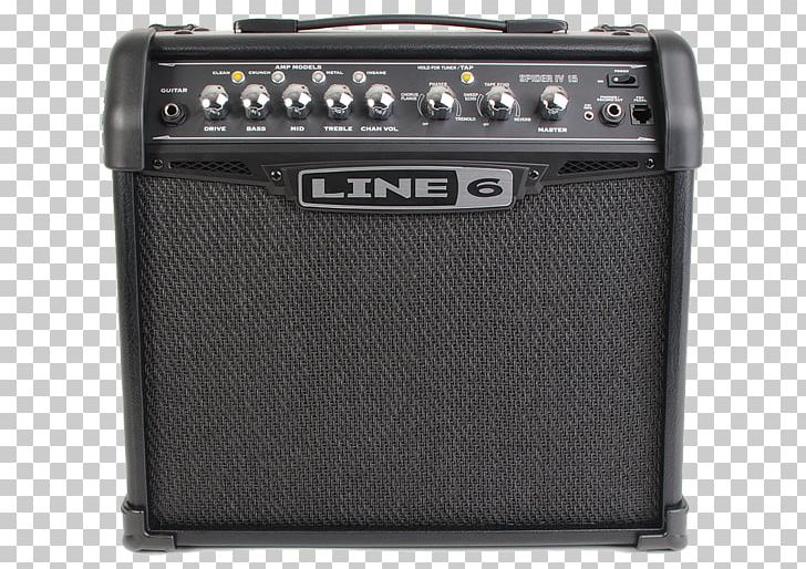 Guitar Amplifier Line 6 Spider IV 15 Electric Guitar PNG, Clipart, Amplifier Modeling, Audio, Effects Processors Pedals, Electric Guitar, Hardware Free PNG Download