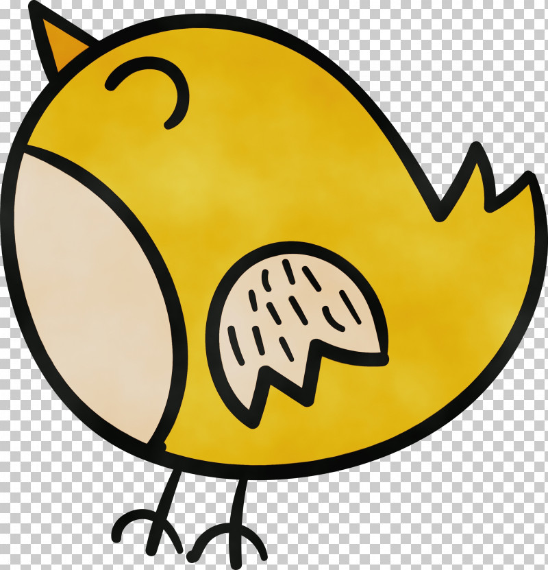 Yellow Beak Line Area Meter PNG, Clipart, Area, Beak, Cartoon Bird, Cute Bird, Line Free PNG Download