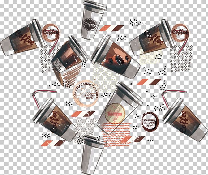 Coffee Cup Cafe Coffee Bean PNG, Clipart, Abstract Pattern, Brand, Coffee, Coffee Cup Pattern, Coffee Cups Free PNG Download
