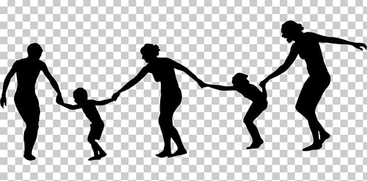 Silhouette Holding Hands PNG, Clipart, Area, Arm, Black And White, Child, Drawing Free PNG Download