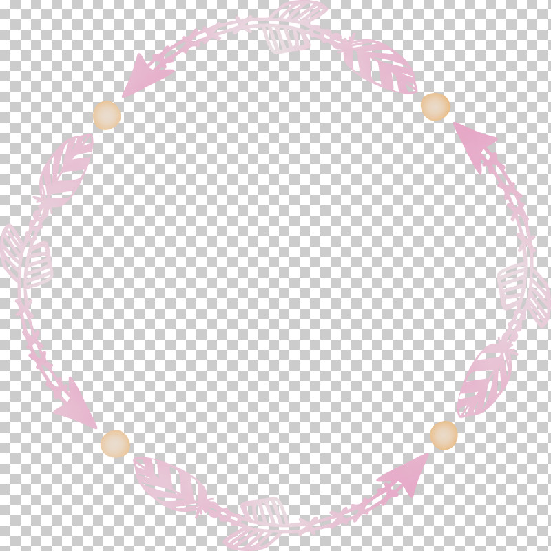 Body Jewelry Jewellery Pink Bracelet Necklace PNG, Clipart, Bead, Body Jewelry, Bracelet, Floral Frame, Flower Frame Free PNG Download