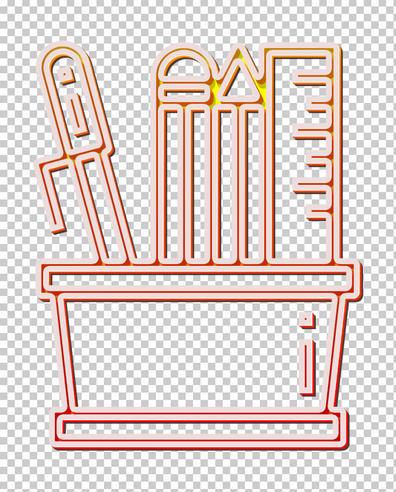 Pencil Case Icon Office Stationery Icon Art And Design Icon PNG, Clipart, Art And Design Icon, Chair, Furniture, Line, Office Stationery Icon Free PNG Download