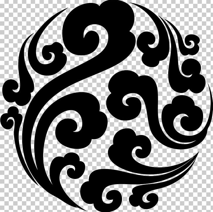 Art Drawing PNG, Clipart, Art, Black And White, Chinese Style, Chinoiserie, Circle Free PNG Download