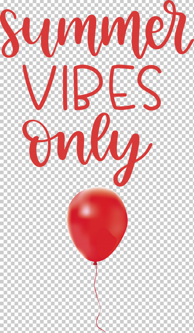 Summer Vibes Only Summer PNG, Clipart, Balloon, Geometry, Heart, M095, Mathematics Free PNG Download