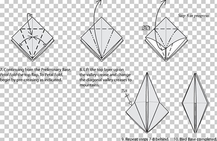 Bases Classiques De L'origami Bird Crane Paper PNG, Clipart, Angle, Animals, Area, Bases Classiques De Lorigami, Bird Free PNG Download