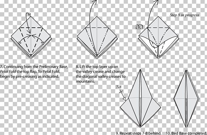 Bases Classiques De Lorigami Bird Crane Paper Png Clipart