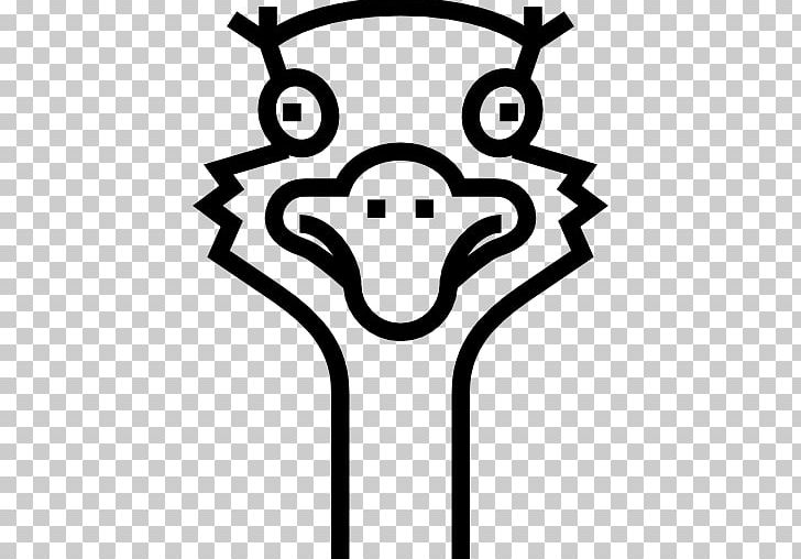 Common Ostrich Computer Icons PNG, Clipart, Animal, Area, Artwork, Black And White, Body Jewellery Free PNG Download