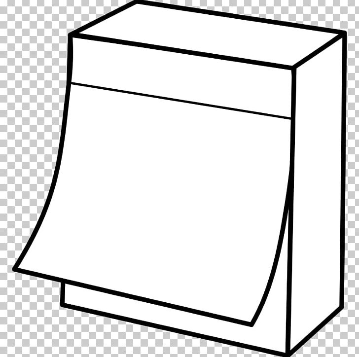 Post-it Note Paper PNG, Clipart, Angle, Area, Black And White, Clip Art, Furniture Free PNG Download