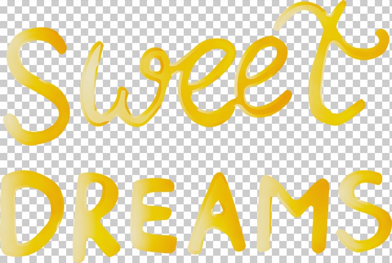 Text Font Yellow PNG, Clipart, Calligraphy, Paint, Sweet Dreams Calligraphy, Text, Watercolor Free PNG Download