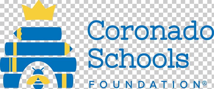 Coronado Schools Foundation Organization Logo Brand Public Relations PNG, Clipart, Area, Blue, Brand, Coronado, Graphic Design Free PNG Download