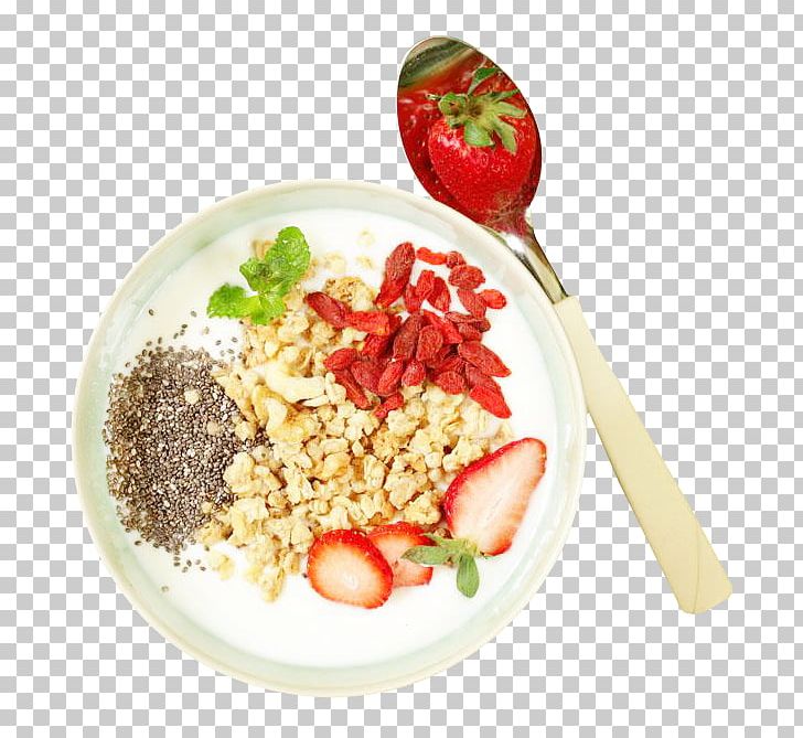 Smoothie Breakfast Muesli Goji Chia Seed PNG, Clipart, Berry, Blueberry, Coconut Milk, Collocation, Commodity Free PNG Download