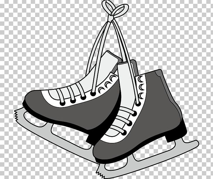 Ice Skating Ice Skates Ice Hockey Figure Skating PNG, Clipart, Artwork, Black, Black And White, Drawing, Figure Skate Free PNG Download