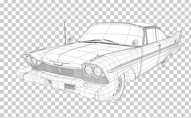 Compact Car Plymouth Fury Drawing PNG, Clipart, Artwork, Automotive Design, Automotive Exterior, Black And White, Car Free PNG Download