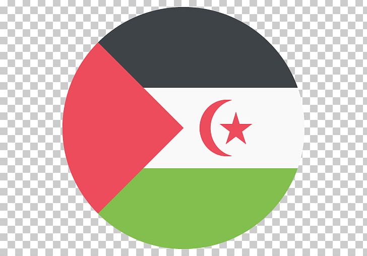Flag Of Western Sahara Emoji PNG, Clipart, Area, Brand, Circle, Computer Icons, Emoji Free PNG Download