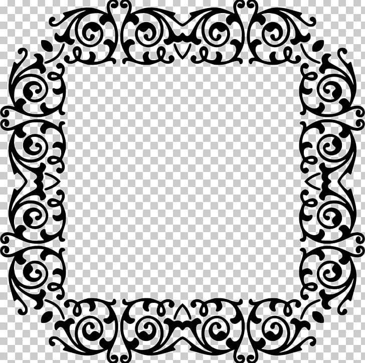 Black And White Frames PNG, Clipart, Area, Black, Black And White, Border, Circle Free PNG Download