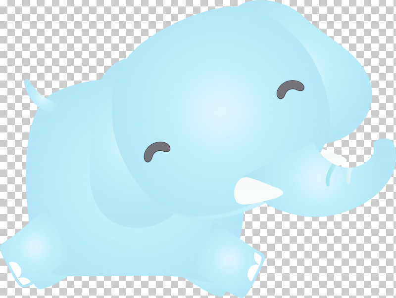 Elephant PNG, Clipart, Animal Figure, Blue, Elephant, Paint, Snout Free PNG Download