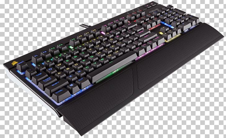 Computer Keyboard Gaming Keypad Cherry Computer Mouse Corsair Gaming STRAFE PNG, Clipart, Cherry, Computer, Computer Hardware, Computer Keyboard, Corsair Components Free PNG Download