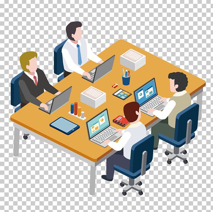 Team business meeting with teamwork and... - Stock Illustration [73075574]  - PIXTA