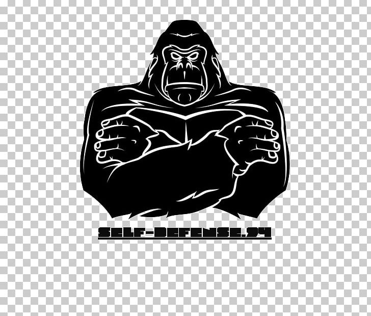 Gorilla Drawing PNG, Clipart, Animals, Black, Black And White, Brand, Drawing Free PNG Download