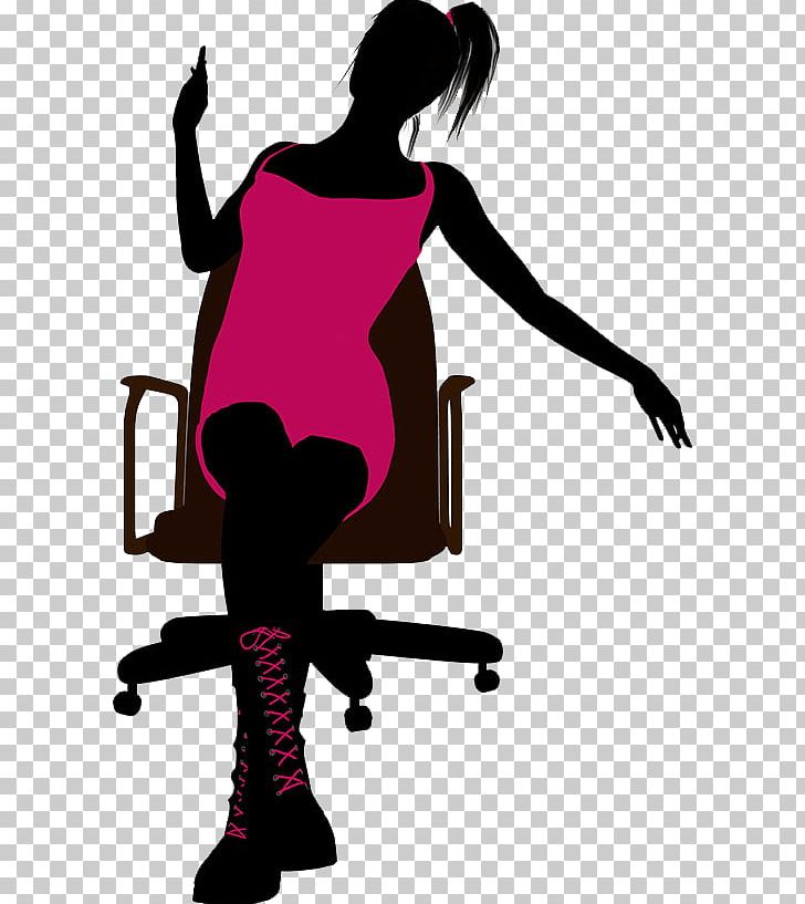 Silhouette Stock Photography Illustration PNG, Clipart, Art, Black, Business Woman, Chair, Chairs Free PNG Download
