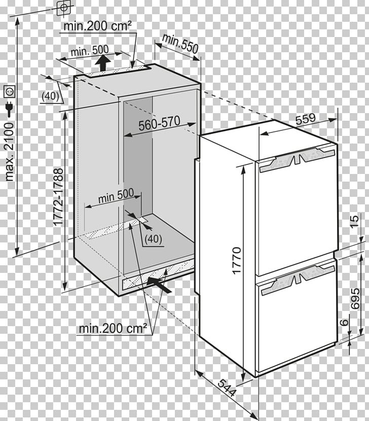 Liebherr ICUN 3324 Comfort Refrigator Right Refrigerator Liebherr Refrigator Right Liebherr Group PNG, Clipart, Angle, Diagram, Electronics, Freezers, Furniture Free PNG Download