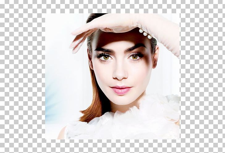 Lily Collins Beauty Sunscreen Lancôme Cosmetics PNG, Clipart, Bb Cream, Beauty, Brown Hair, Chin, Christian Dior Se Free PNG Download
