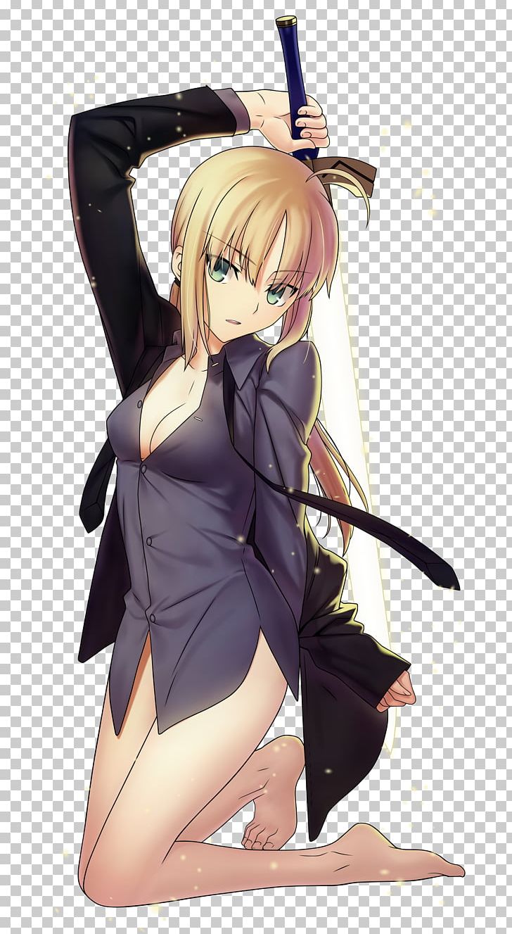 Fate/stay Night Fate/Extra Saber Fate/Zero Illyasviel Von Einzbern PNG, Clipart, Anime, Arm, Black Hair, Cg Artwork, Clothing Free PNG Download