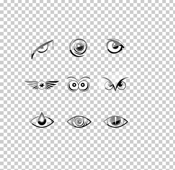 Logo Eye PNG, Clipart, Angle, Area, Black, Black Hair, Black White Free PNG Download