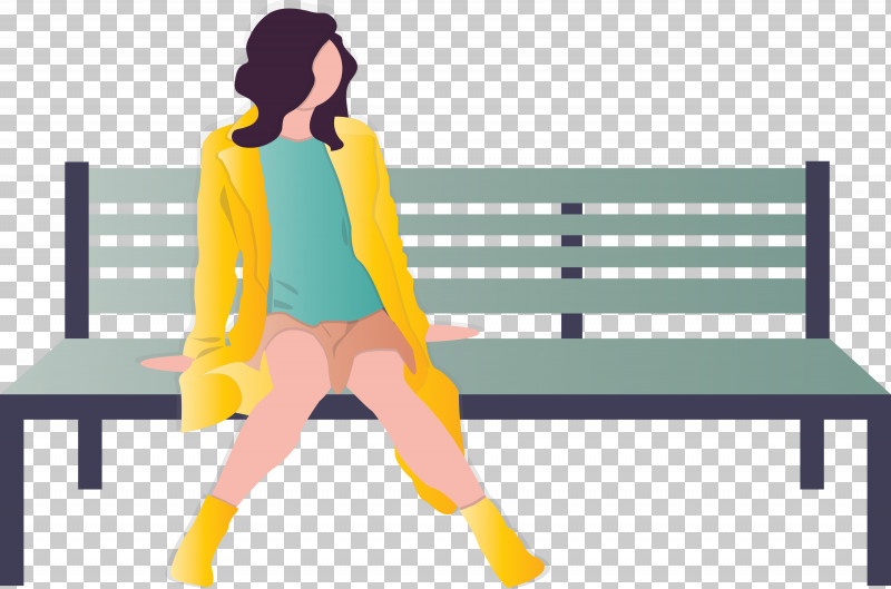 Park Bench Girl PNG, Clipart, Fashion Design, Furniture, Girl, Leg, Line Free PNG Download