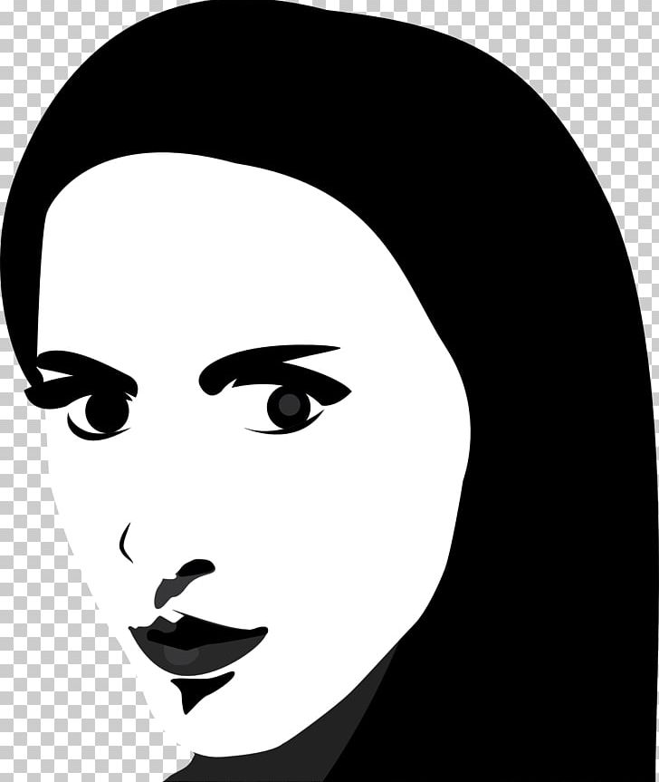 Face Eye Contact PNG, Clipart, Art, Black, Black And White, Black Hair ...