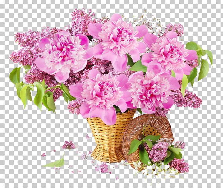 Peony Flower Desktop Basket Pink PNG, Clipart, Artificial Flower, Blossom, Color, Cut Flowers, Desktop Wallpaper Free PNG Download