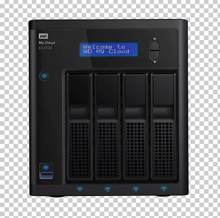 WD My Cloud EX4100 Network Storage Systems USB 3.0 Hard Drives PNG, Clipart, Cloud, Computer Case, Computer Component, Disk Array, Electronic Device Free PNG Download