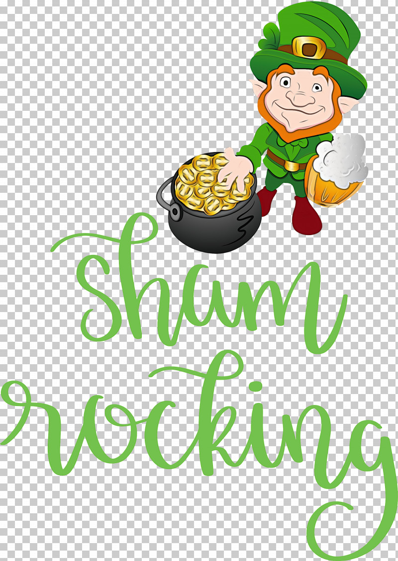 Sham Rocking St Patricks Day Saint Patrick PNG, Clipart, Behavior, Character, Christmas Day, Drinkware, Line Free PNG Download