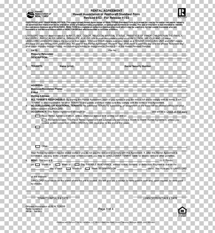 Rental Agreement Contract Renting Template Form PNG, Clipart, Area, Contract, Demography, Disease, Document Free PNG Download