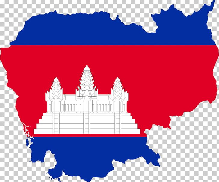 Flag Of Cambodia French Indochina Map PNG, Clipart, Area, Blank Map, Blue, Cambodia, Flag Free PNG Download