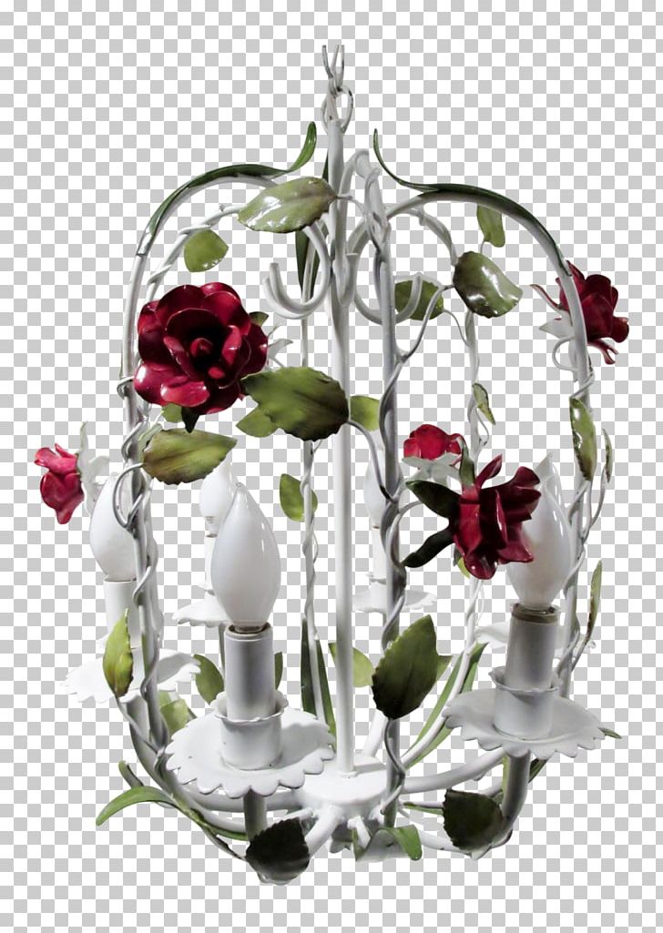 Italy Tole Painting Chandelier Floral Design Light PNG, Clipart, 1970s, Acrylic Paint, Chandelier, Electric Light, Flower Free PNG Download