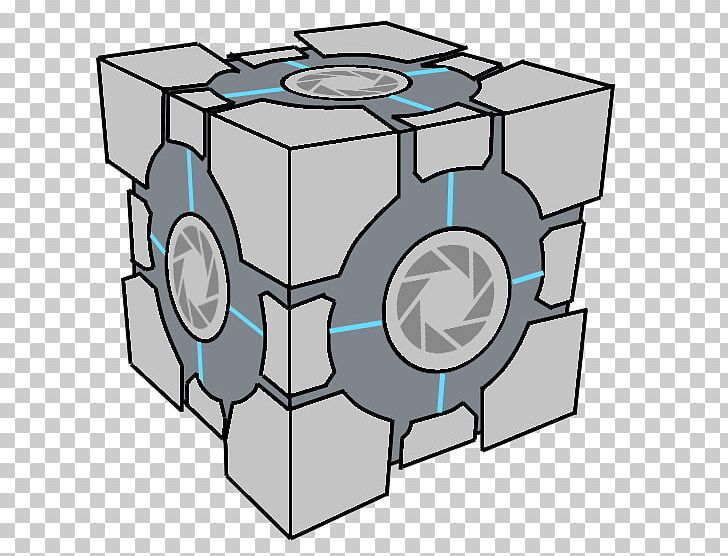 Portal 2 Half-Life Drawing Companion Cube PNG, Clipart, Angle, Aperture Laboratories, Area, Art, Circle Free PNG Download