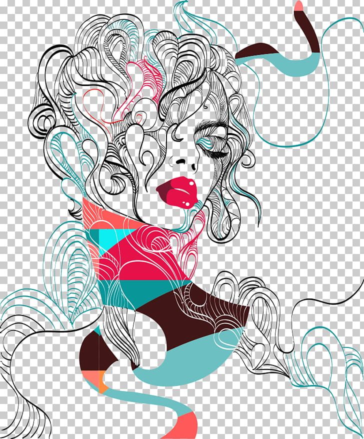 Fashion Illustration Drawing Abstract Art Illustration PNG, Clipart, Abstract, Abstract Background, Abstract Lines, Brush, Business Woman Free PNG Download