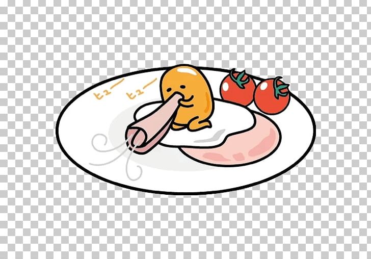 ぐでたま Scrambled Eggs Sanrio Character Sticker PNG, Clipart, Area, Beak, Character, Egg, Food Free PNG Download
