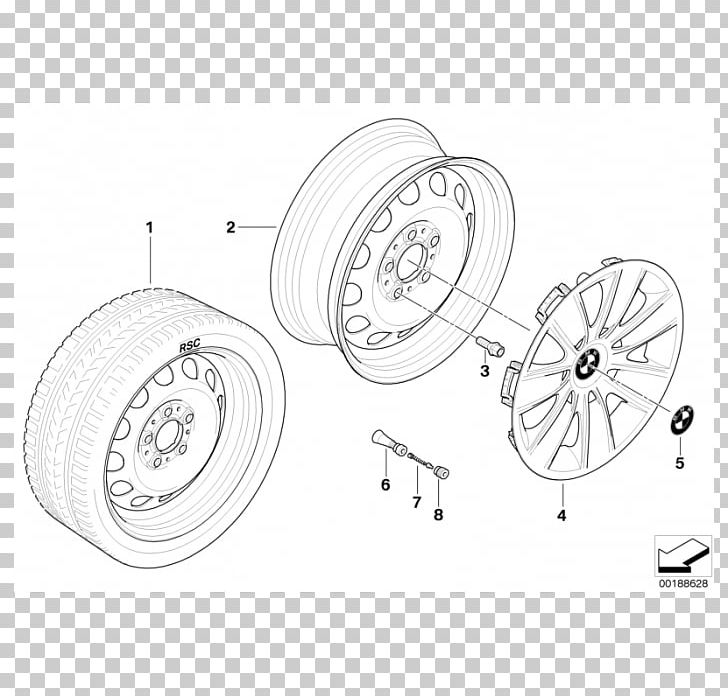 BMW Wheel Mini E Rim PNG, Clipart, Angle, Automotive Tire, Auto Part, Black And White, Bmw Free PNG Download