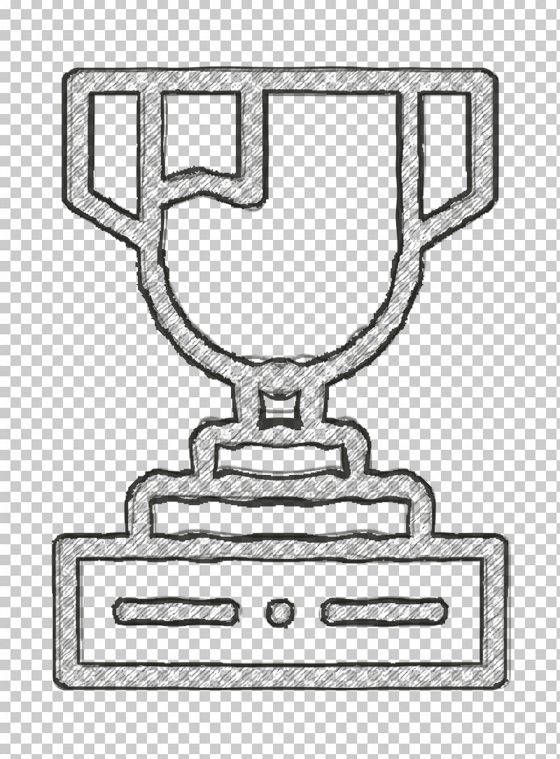 Trophy Icon Award Icon Winning Icon PNG, Clipart, Award Icon, Black And White, Geometry, Line, Line Art Free PNG Download