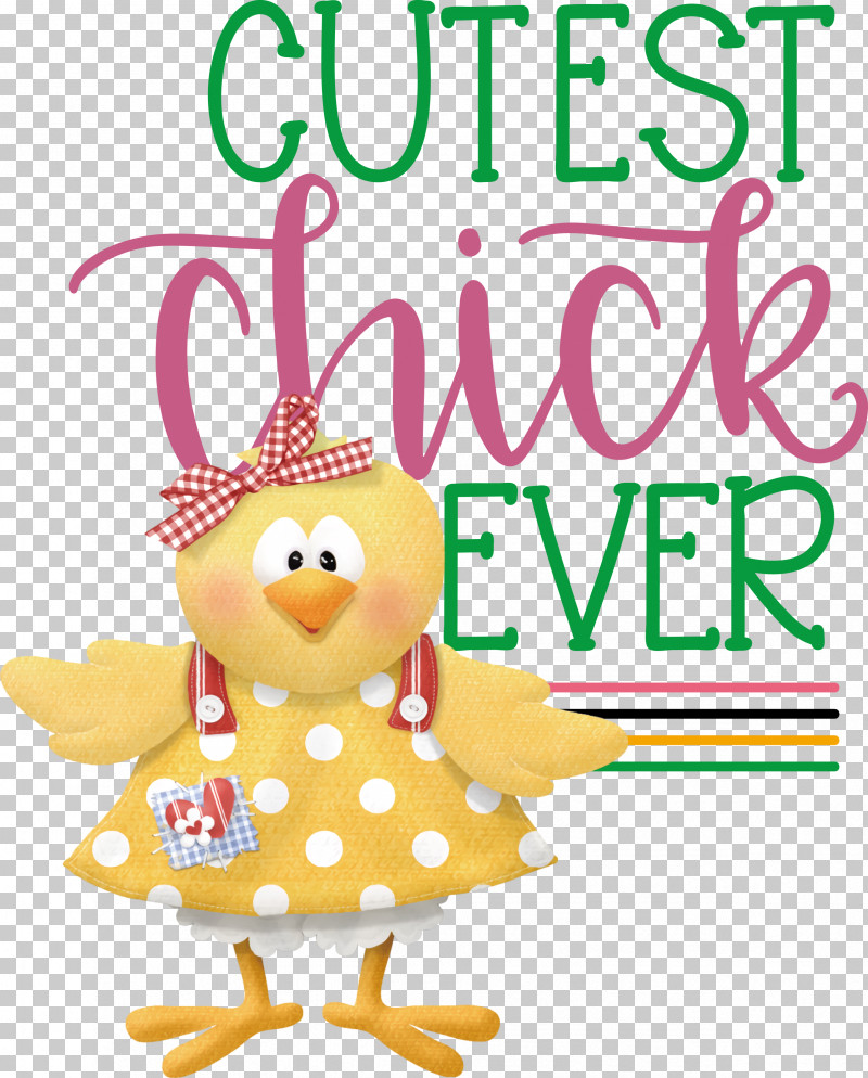 Happy Easter Cutest Chick Ever PNG, Clipart, Animal Figurine, Beak, Biology, Birds, Cartoon Free PNG Download