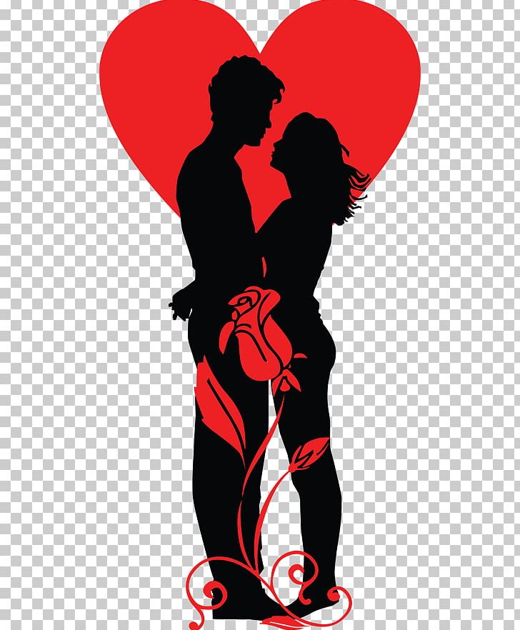 Valentine's Day Silhouette Drawing PNG, Clipart, Clip Art, Drawing, Silhouette Free PNG Download