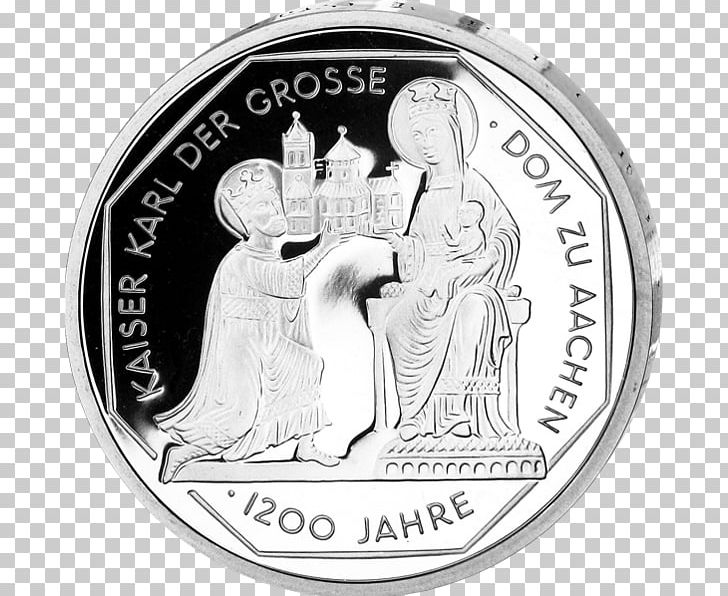 Aachen Coin Silver Dm-drogerie Markt C&A PNG, Clipart, Aachen, Black And White, Body Jewelry, Brand, Charlemagne Free PNG Download