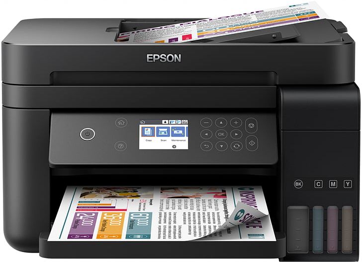 Epson Multi-function Printer Inkjet Printing PNG, Clipart, Automatic Document Feeder, Dyesublimation Printer, Electronic Device, Electronics, Epson Free PNG Download