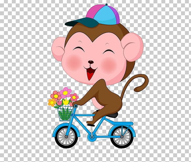 Gorilla Ape Monkey Cycling Bicycle PNG, Clipart, Animals, Animation, Apes, Art, Boy Cartoon Free PNG Download