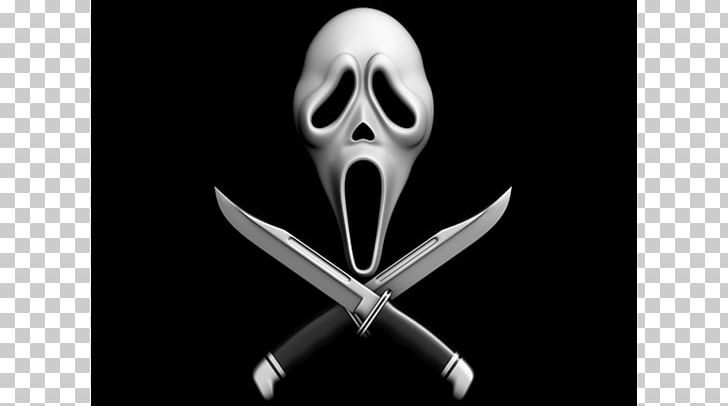 Ghostface Knife Scream Horror Thriller Film PNG, Clipart, 3 D, Art, Black And White, Bone, Canvas Free PNG Download