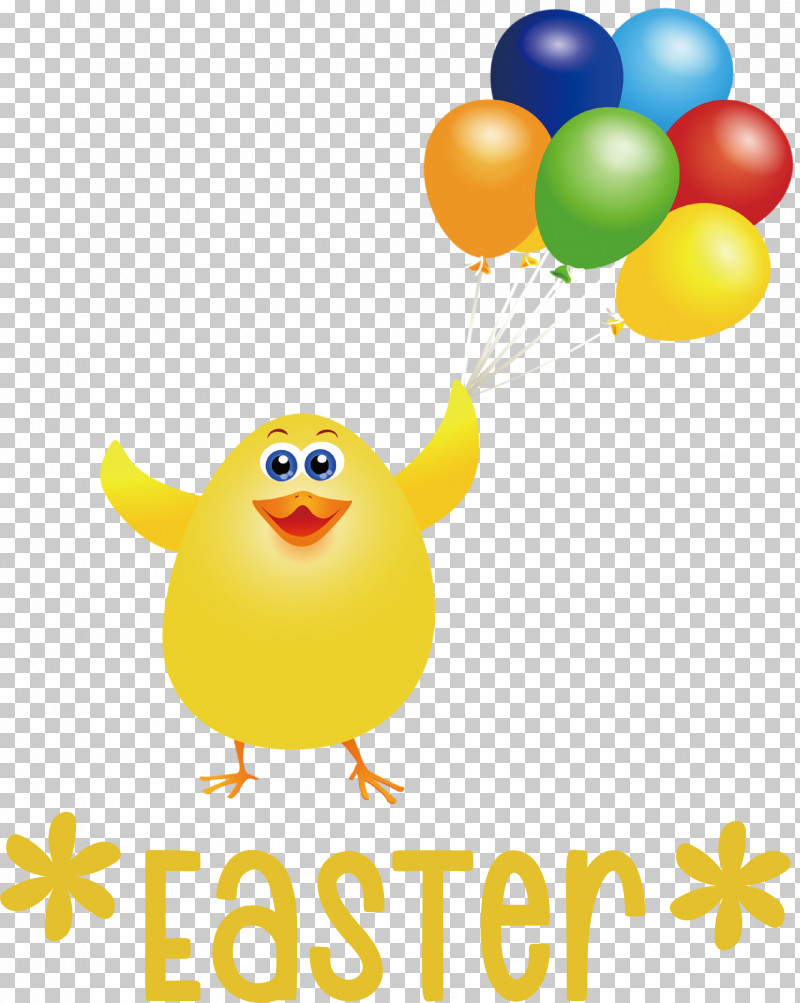Easter Chicken Ducklings Easter Day Happy Easter PNG, Clipart, Balloon, Beak, Cartoon, Easter Day, Geometry Free PNG Download