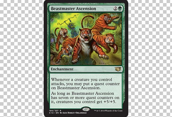 Magic: The Gathering Commander Beastmaster Ascension Commander 2016 Playing Card PNG, Clipart,  Free PNG Download