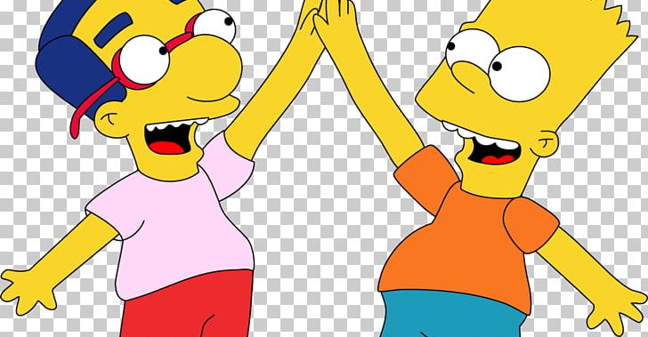 Milhouse Van Houten Bart Simpson Homer Simpson The Simpsons: Cartoon Studio  Ned Flanders PNG, Clipart, Animation,